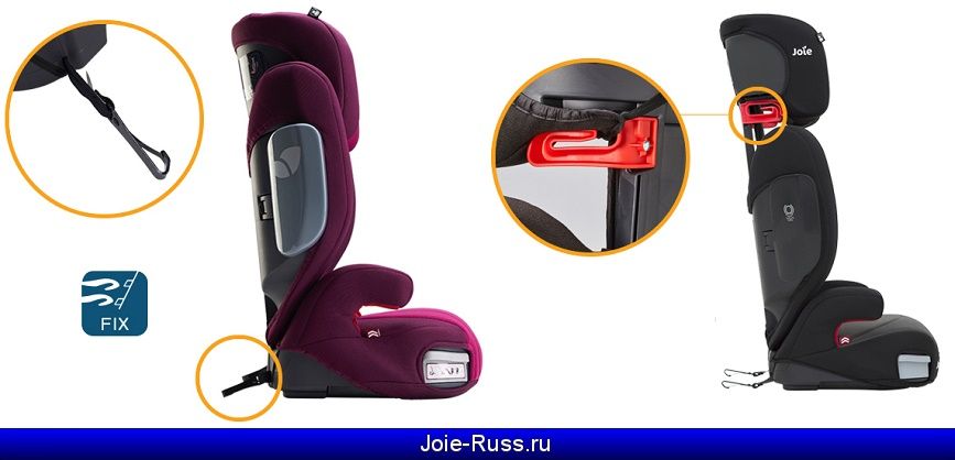  Первый вариант — при помощи встроенной системы isofix