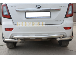 Защита заднего бампера угловая большая d53 для Lifan X60 (2011-2015)