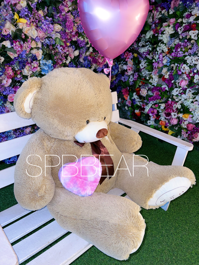 Подарочный набор №6 - Плюшевый мишка 150 см, Шары сердца 2, Киндер бокс средний