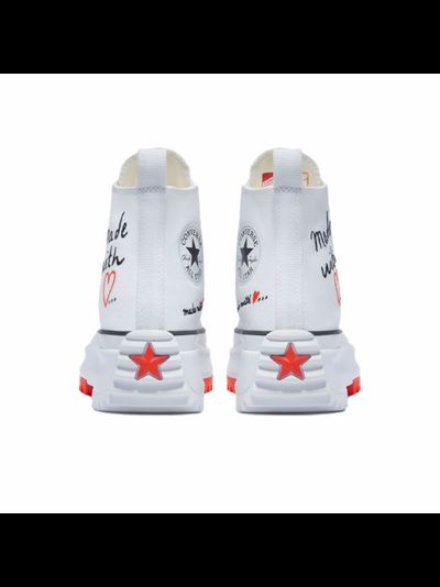 Кеды Converse Run Star Hike Valentines Day белые высокие на платформе