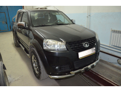 Защита переднего бампера усиленная d60 для Great wall Wingle 5 (2011-)