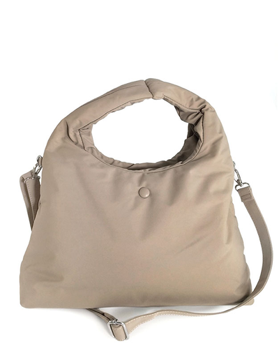 (АРТИКУЛ: 9535/09) СУМКА ЖЕНСКАЯ, НЕБОЛЬШАЯ, ТЕКСТИЛЬ, БЕЖЕВАЯ,  РЕМЕНЬ ЧЕРЕЗ ПЛЕЧО