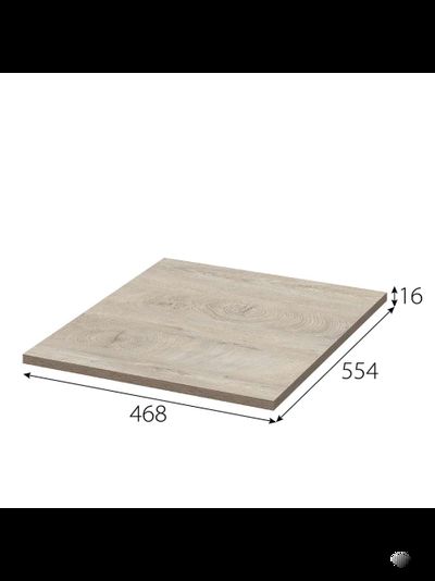 Этна полка для шкафа 50 Дуб эндгрейн 1ПЛ