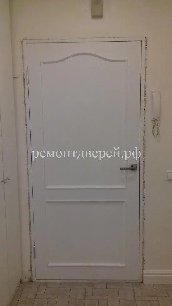Входная дверь после покраски