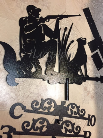 флюгер на крышу Охотник