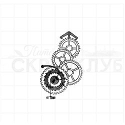 Штампы  со схемой часового механизма