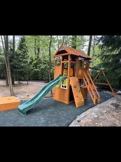 Детская площадка IgraGrad Клубный домик 2 с трубой