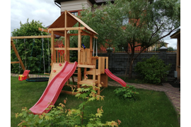 Детская площадка Сибирика с 2-мя горками (Самсон)