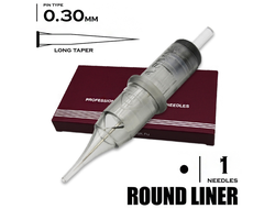1 RLLT/0,30 mm - Round Liner Long Taper "A.Sivak"