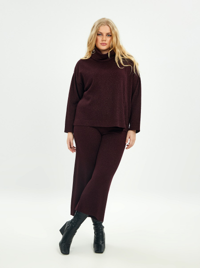 Джемпер с воротом "хомут"