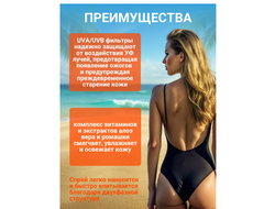 Флоресан Пальмовый рай Солнцезащитный СПРЕЙ SPF 35 160мл