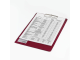 Доска-планшет ОФИСМАГ с прижимом А4 (230х350 мм), картон/ПВХ, РОССИЯ, БОРДОВАЯ, 225988