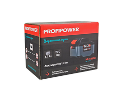 Аккумулятор PROFIPOWER 18V 6.0Ah Li-ion MLI1860C Улучшенная серия