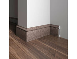 Напольный плинтус Decor-Dizayn 005-81SH, влагостойкий, ударопрочный, 2,4 метра