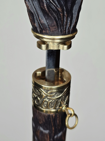 Трость "Волк на отдыхе"