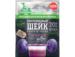 Протеиновый шейк "Черника", 20г (Bionova)