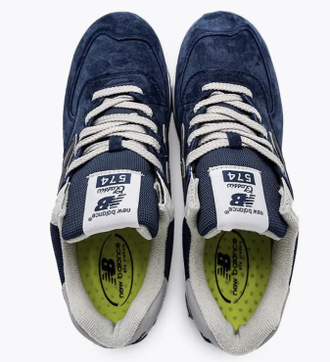 New Balance 574 Classic (Синие) Арт 2 сбоку
