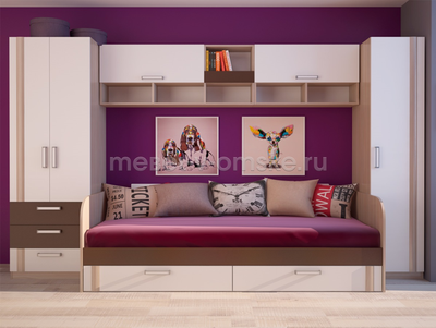 Шкаф платяной Волкер М04