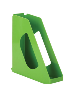 Лоток вертикальный для бумаг ESSELTE "VIVIDA", ширина 72 мм, зеленый, 623938