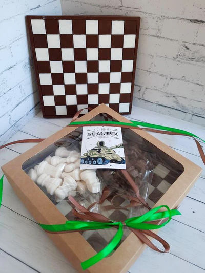 Шахматы из шоколада