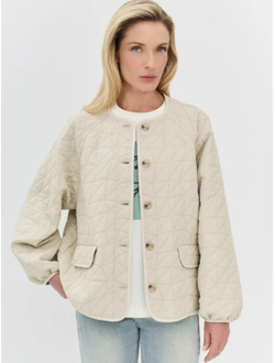 Куртка светло-бежевая