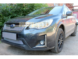 Защита радиатора Subaru XV (рестайлинг) 2016-2017 chrome низ PREMIUM