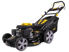 Бензиновая газонокосилка CHAMPION LM5345 4,4кВт привод 525мм 70л  25-75мм 1рычаг/7,  38,5кг 4в1