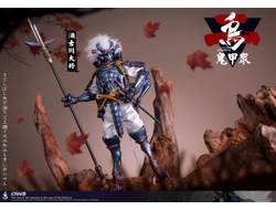 Самурай-кузнечик, синий - КОЛЛЕКЦИОННАЯ ФИГУРКА 1/12 Soldier - Gweitong series 2 (CT00B) - CROW TOYS