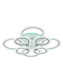 Люстра светодтодная Profit Light 8003/4+4 WHT 144W+11W RGB