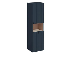 Пенал высокий, Vitra Root Groove, 40 см, с корзиной для белья, матовый темно-синий, правосторонний, 69105