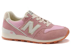 New balance 996 розовые с белым женские (36-41) Арт. 077F