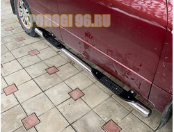 Пороги с проступью d76 для Suzuki Grand Vitara (2005-2015)