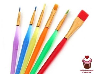 Кондитерские кисти для рисования, 6 шт.