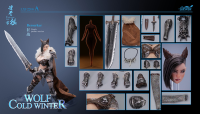Зимняя Волчица - КОЛЛЕКЦИОННАЯ ФИГУРКА 1/6 COLD WINTER WOLF (LXF2208A) - LUCIFER