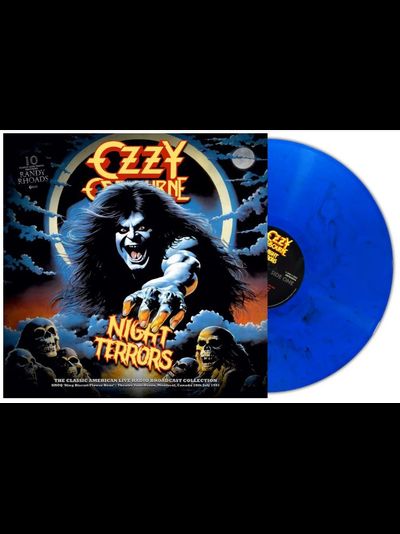 Ozzy Osbourne - Night Terrors LP Blue Marbled