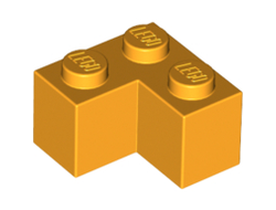 Brick 2 x 2 Corner, Bright Light Orange (2357 / 6034175)