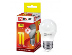 Лампа светодиодная ASD/inHome VC шар P45 E27 11W(990lm) 3000К 2K 89x45 (без пульсации) 0600