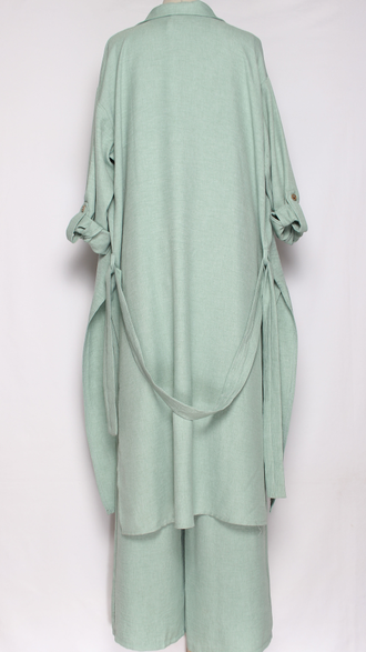 КОСТЮМ БРЮЧНЫЙ "ДВОЙКА" серо-голубой р.52