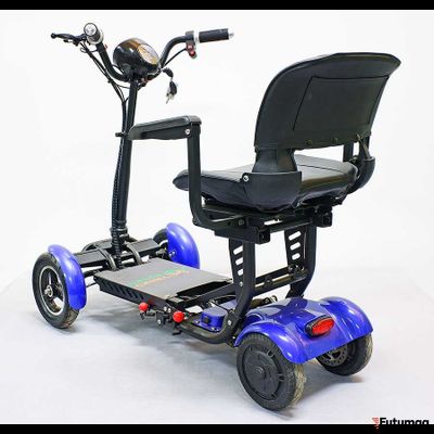 Трицикл GreenCamel Кольт 501 (36V 10Ah 2x250W) кресло синий