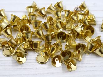 Колокольчики золото 16 мм