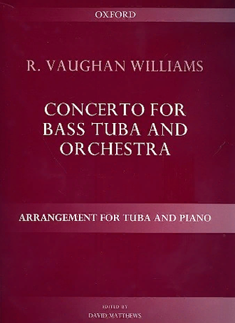 Vaughan Williams, Ralph Concerto for bass tuba and orchestra : for tuba and piano new edition 2013