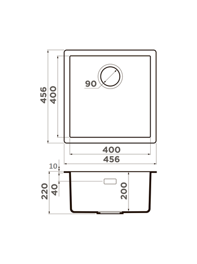 Мойка Omoikiri YAMAKAWA 45T-U/I BL