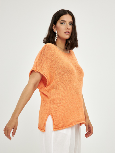 Топ летний вязанный