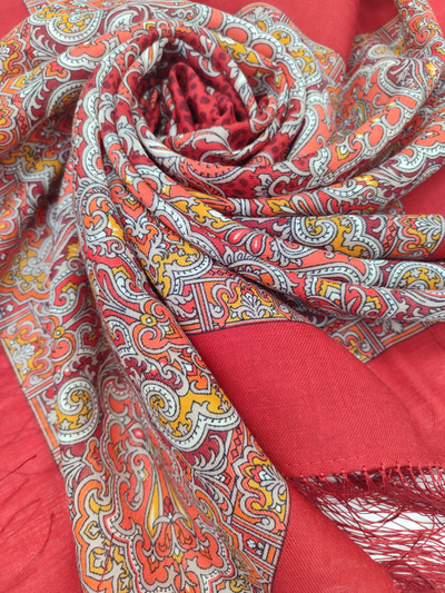 Павловопосадский платок Сады Шираза 855-5