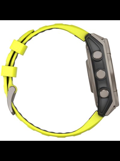 Часы Garmin Fenix 8 —47mm Solar Sapphire Titanium Amp Yellow / Graphite