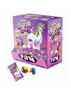 Карамель леденцовая Fini "Unicorn balls" (Яйца Единорога) кислые 5гр х 200шт