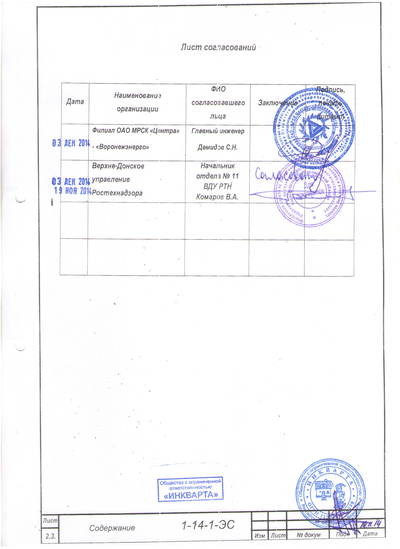 Проект КТП 25 кВА 10/0,4 в г.Семилуки, ул.Займище, 2014 г.