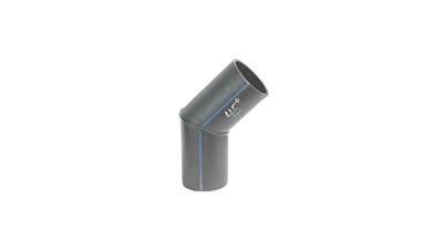 D180 SDR11 ОТВОД  45° СВАРНОЙ СЕГМЕНТНЫЙ ПНД ПЭ100