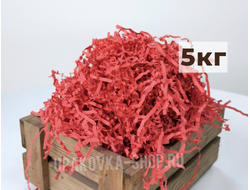 Бумажный наполнитель, красный, 5 кг