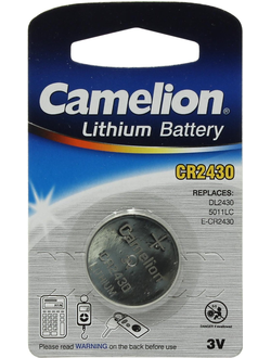 Батарейка CR2430 литиевая Camelion CR2430 3V 1 шт